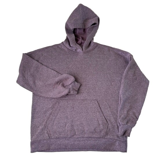 Zenana Womens Pullover Hoodie Size Small Heather Purple Pouch Pocket - Picture 1 of 12